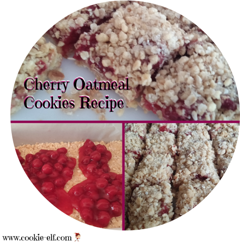 Cherry Oatmeal Cookies Recipe From The Cookie Elf - Coconut Candy (500x500), Png Download