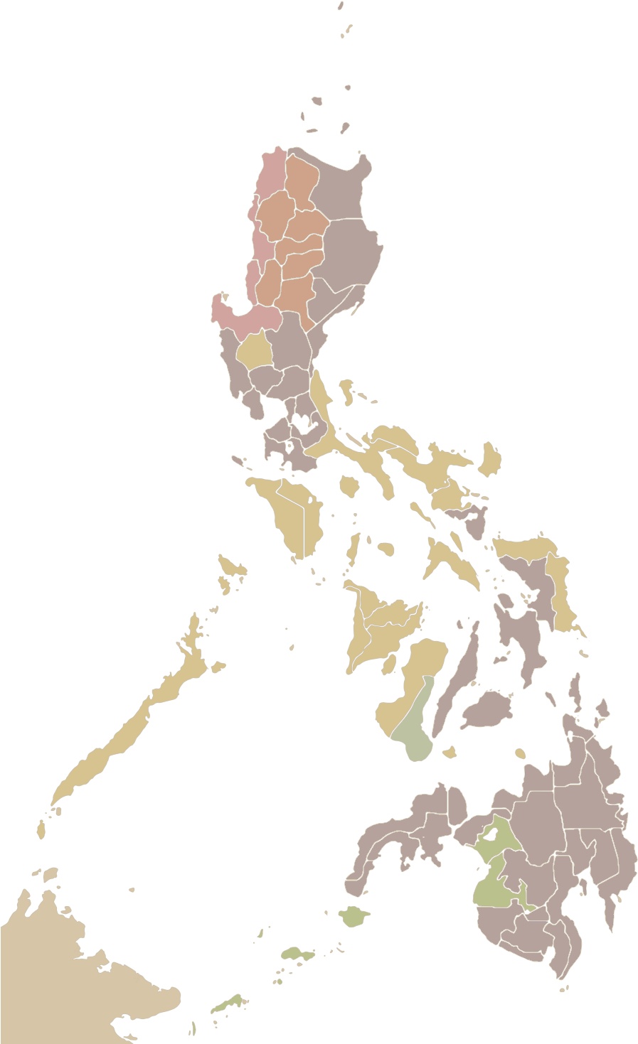 Fifth Philippine Republic Sixth Philippine Republic - Map Of The Philippines (962x1500), Png Download