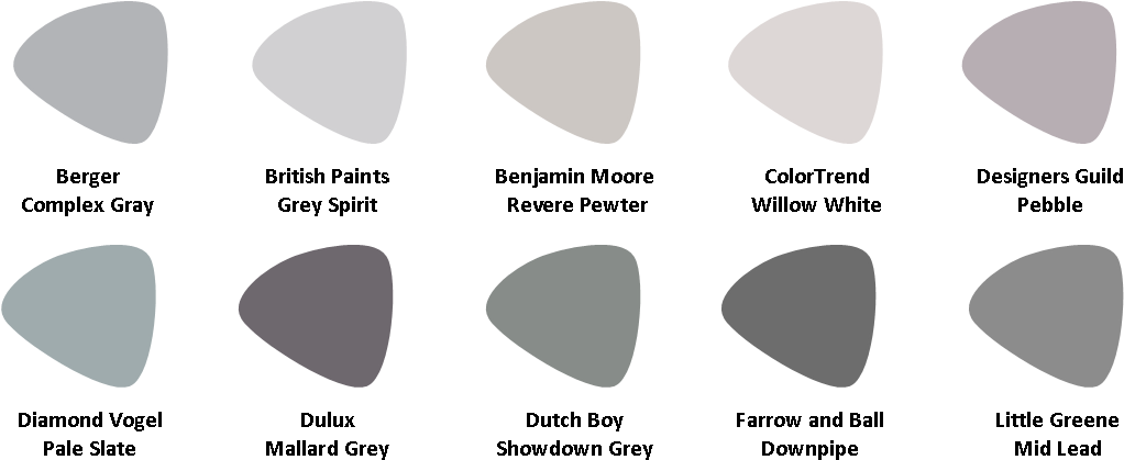 10 Of The Best - Dulux Crystal Grey (1081x439), Png Download