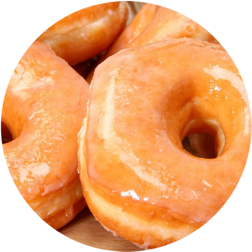 Glazed Donut - Doughnut (1000x500), Png Download
