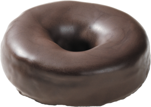 Rich Frosted Donut (480x343), Png Download