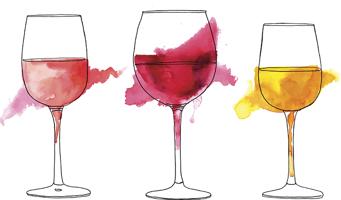 Best Summer Wines - Wine Illustration (700x411), Png Download