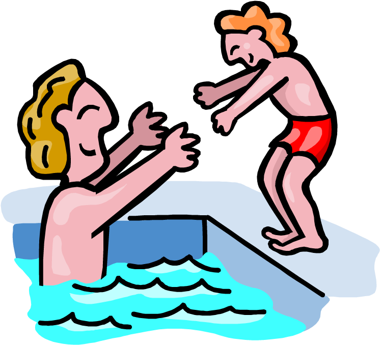 Swimming Clipart Swim Instructor - Swim Lessons Clip Art (750x692), Png Download