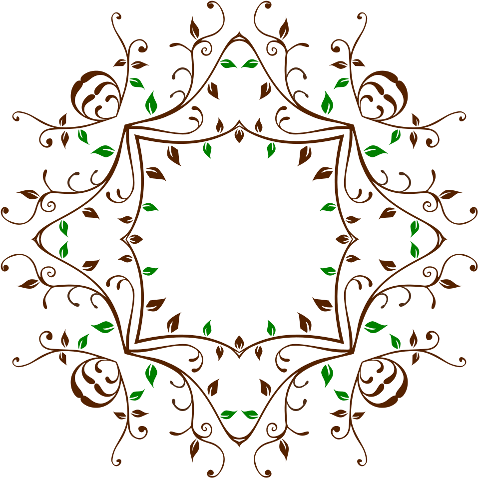 Vine Picture Frames Computer Icons Decorative Arts - Frame Vines Clip Art (750x750), Png Download
