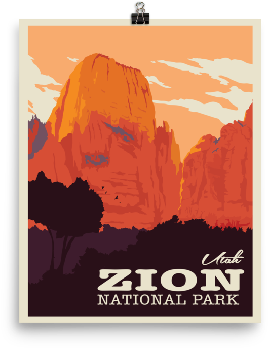 Zion National Park - National Park (1000x1000), Png Download