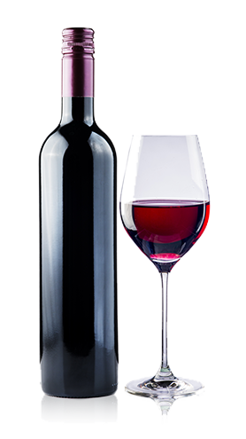 Newsletter Signup - Wine Glass Bottle Png (278x495), Png Download