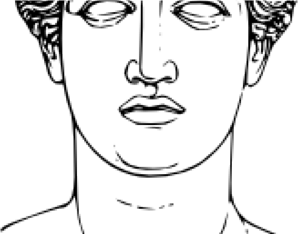 Statue Clipart Head - Greek Sculpture Clipart (640x480), Png Download