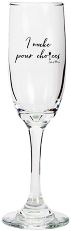I Make "pour" Choices - Bride And Bride Just Married Wedding Toasting Champagne (480x480), Png Download