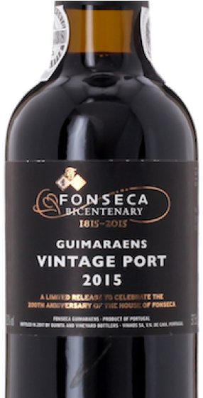 Fonseca - Vintage Port Guimaraens 2015 (292x560), Png Download