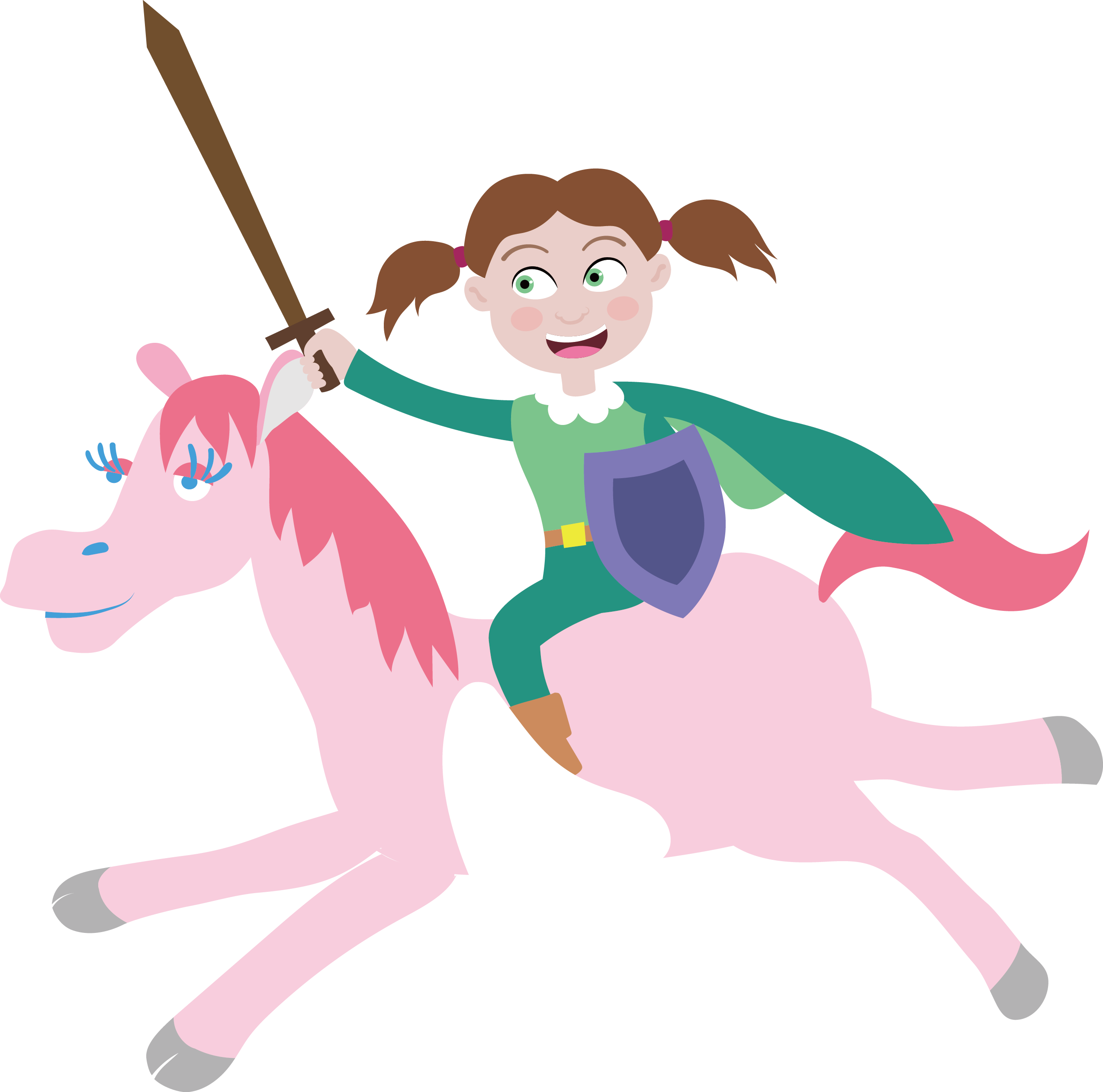 Fairytale Clipart Knight - Fairytale Book Vector Png (2549x2526), Png Download