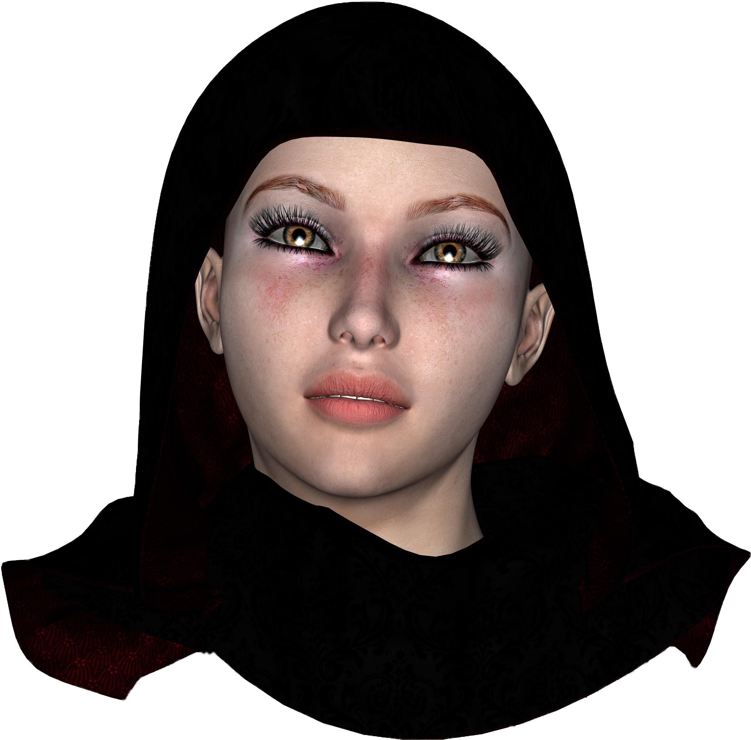 Woman Face Fairytale Friendly 1695443 - Girl (3000x3000), Png Download