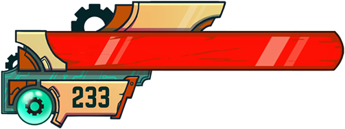 I Also Designed The Weapons Module With Two Slots On - Life Bar Game Png (600x252), Png Download