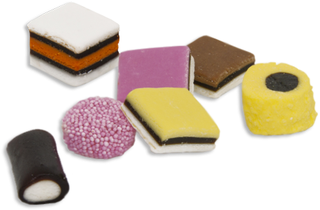 Beverages - Liquorice Allsorts Png (500x500), Png Download