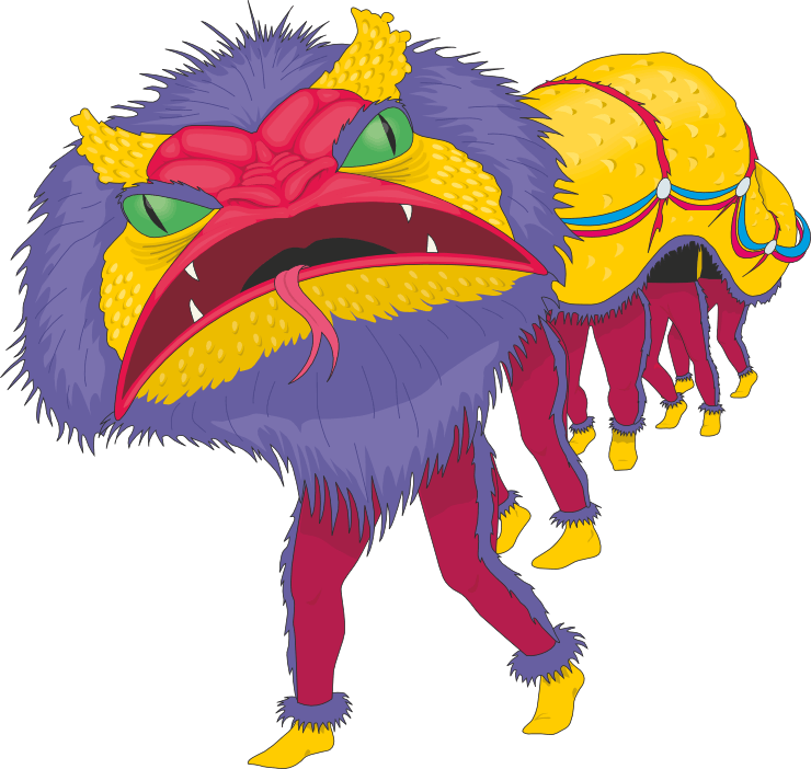 Chinese Lunar New Year Events - Chinese New Year Animation (740x702), Png Download