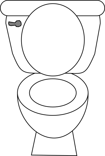 Toilet (402x597), Png Download