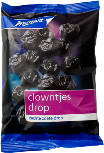 Markant Zachte Zoete Clowntjes Drop 400 Gr (562x562), Png Download