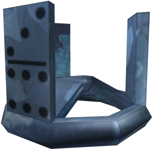 199 Views Blue Domino Crown - Bluesteel Domino Crown (420x420), Png Download