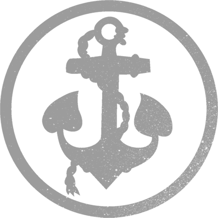 Aa Logo Grey - Grey Anchor Png (450x451), Png Download