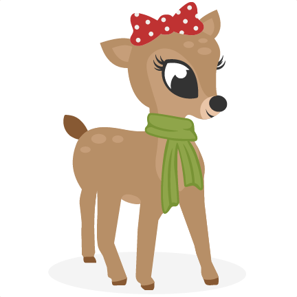 28 Collection Of Girl Reindeer Clipart - Girl Reindeer (432x432), Png Download