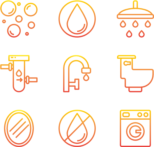 Home Decoration Bathroom - House (600x564), Png Download