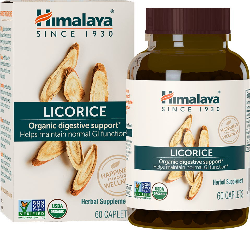 Organic Licorice - Himalaya Garcinia, Caplets - 60 Caplets (1000x1000), Png Download