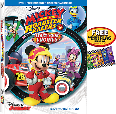 Download Mickey And The Roadster Racers Dvd Full Size Png Image Pngkit
