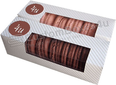 Window Boxes - Pastry Packaging (437x348), Png Download