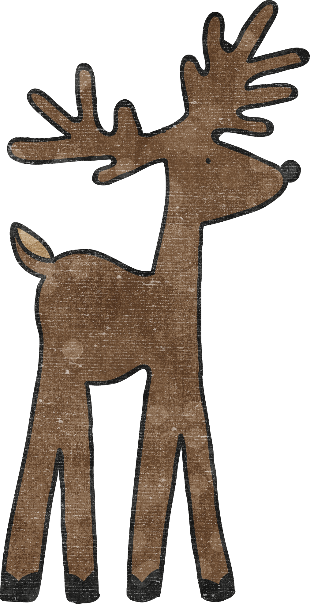 He Doesn't Get Why Santa Wouldn't Want To Live Someplace - Reindeer (1013x1970), Png Download