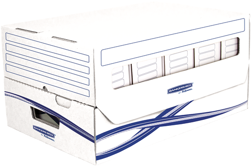 Basic Window Midi - Bankers Box Basic Containerdoos, Flip Top Midi Met (500x500), Png Download