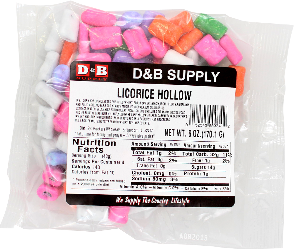 Licorice Snaps - Sweethearts (1001x1001), Png Download