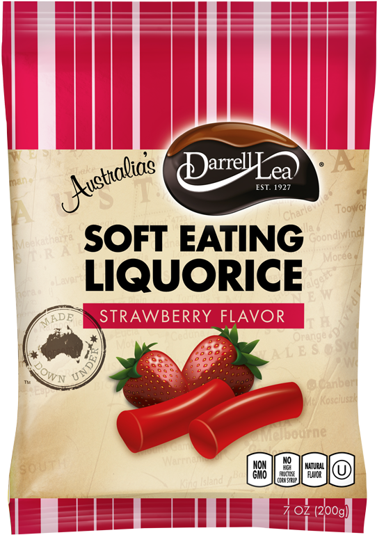 Darrel Lea Strawberry Licorice - Darrell Lea Sugar Free Licorice (800x800), Png Download