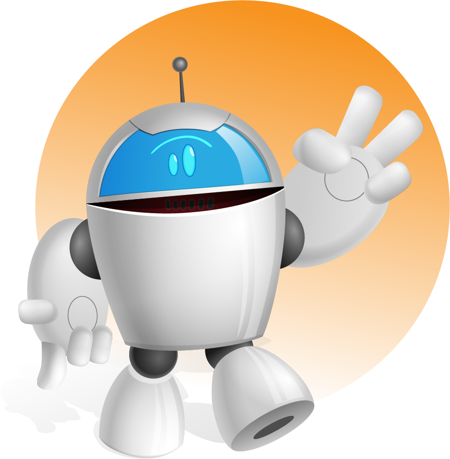 Robot Clipart Four - Robot Characters In Vector (885x904), Png Download