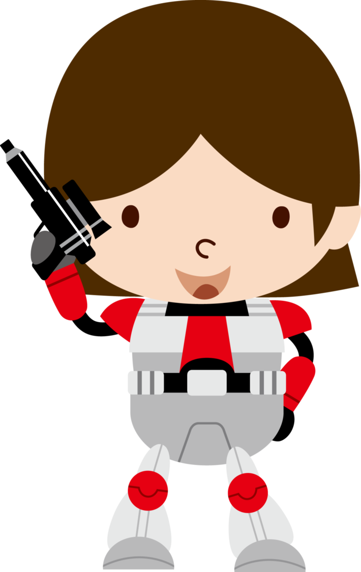 Star Wars - Star Wars Cartoon Characters Png (710x1125), Png Download