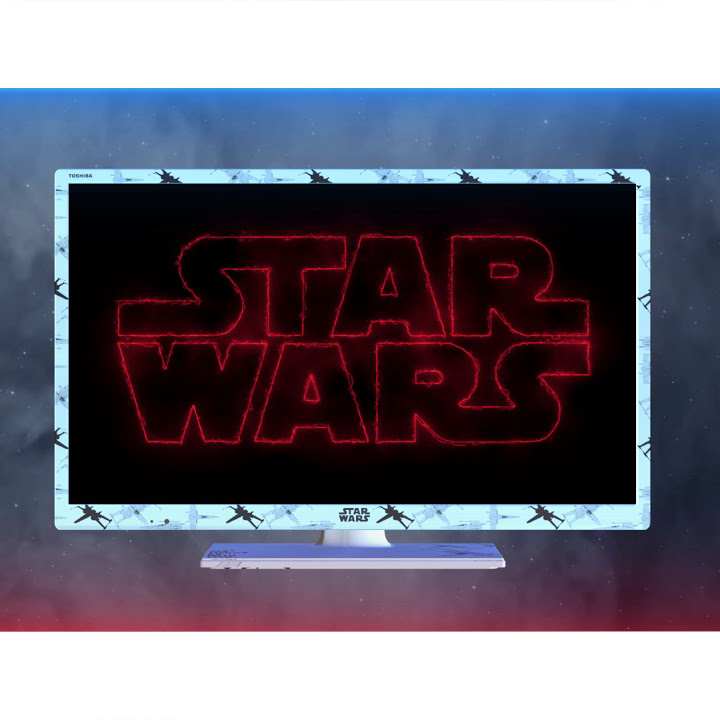 24" Toshiba Hd Ready Star Wars Tv Right Thumbnail - Television (720x720), Png Download