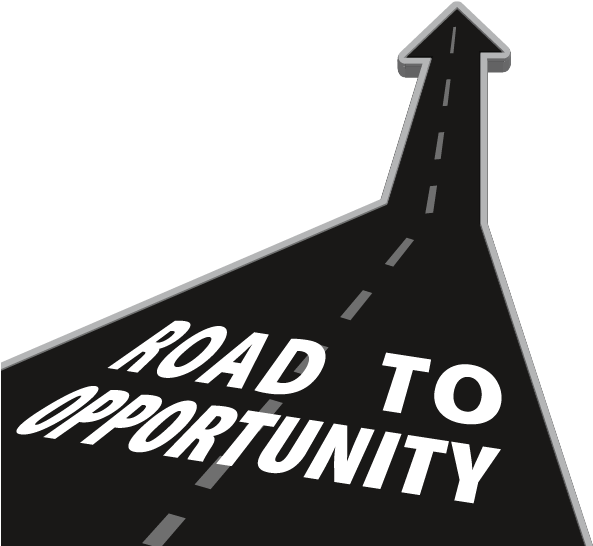 Road To Opportunity - Travel (612x551), Png Download