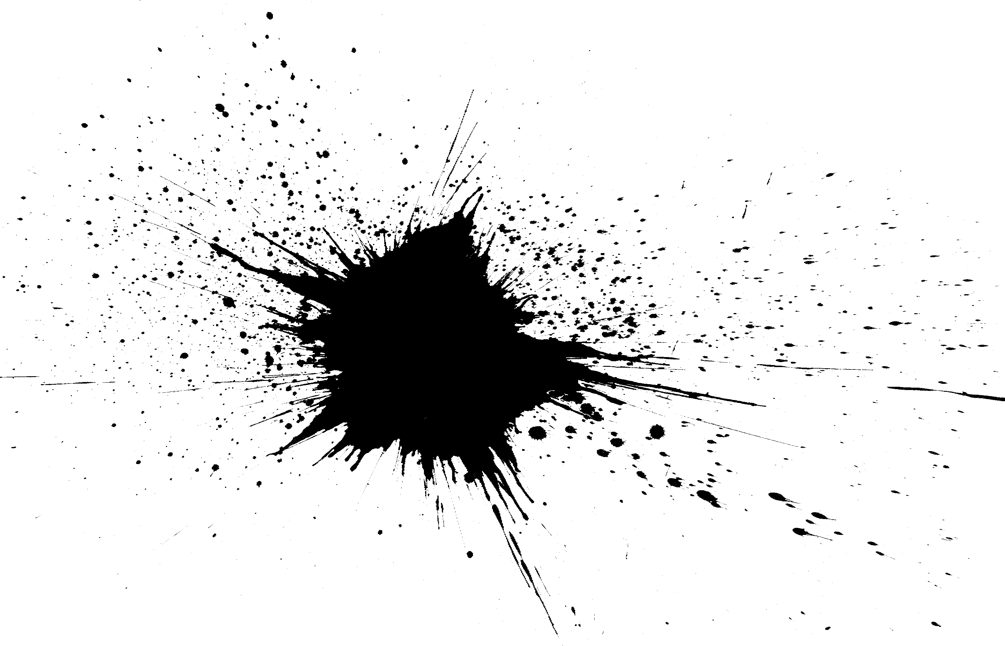 30 Paint Splatter - Portable Network Graphics (3421x2198), Png Download