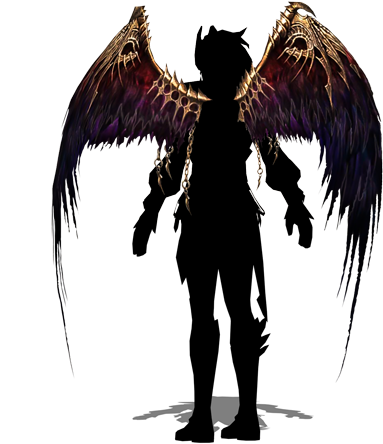 Gradient Wings Shadow - Portable Network Graphics (500x578), Png Download