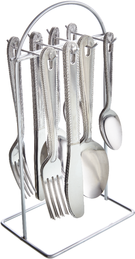 Set De Cubiertos X 24 Mesa - Rocking Chair (839x1000), Png Download