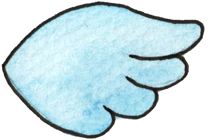 Png De Ornamento Transparente Para As Asas Azuis - Design (1024x850), Png Download