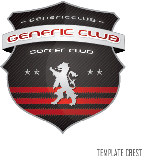 Soccer Crest Template - Design (378x378), Png Download