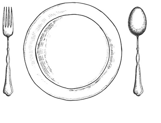 Private Spaces - Cutlery (600x500), Png Download