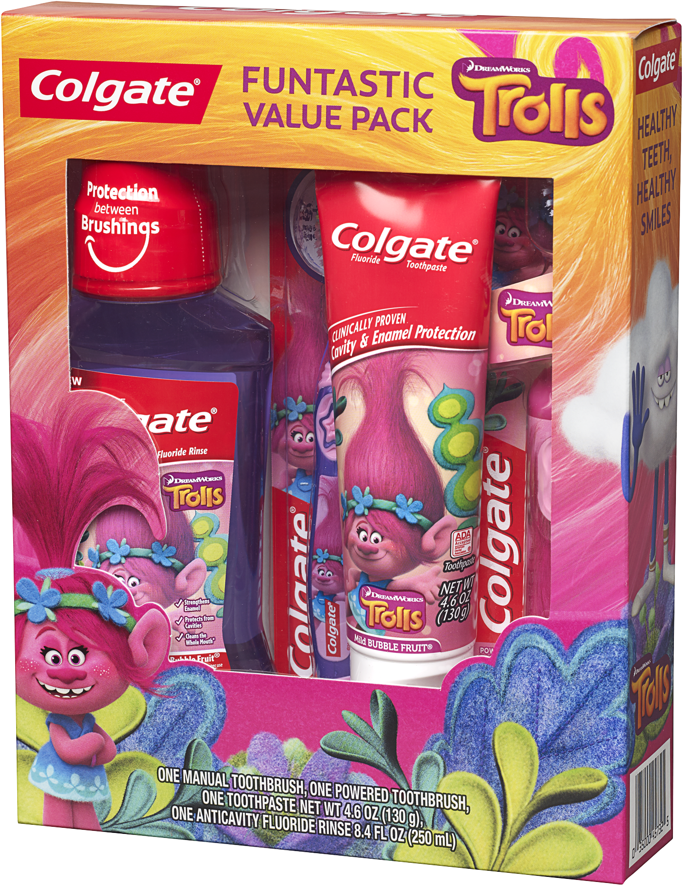 Colgate Kids Toothbrush, Toothpaste, Mouthwash Gift (1800x1800), Png Download