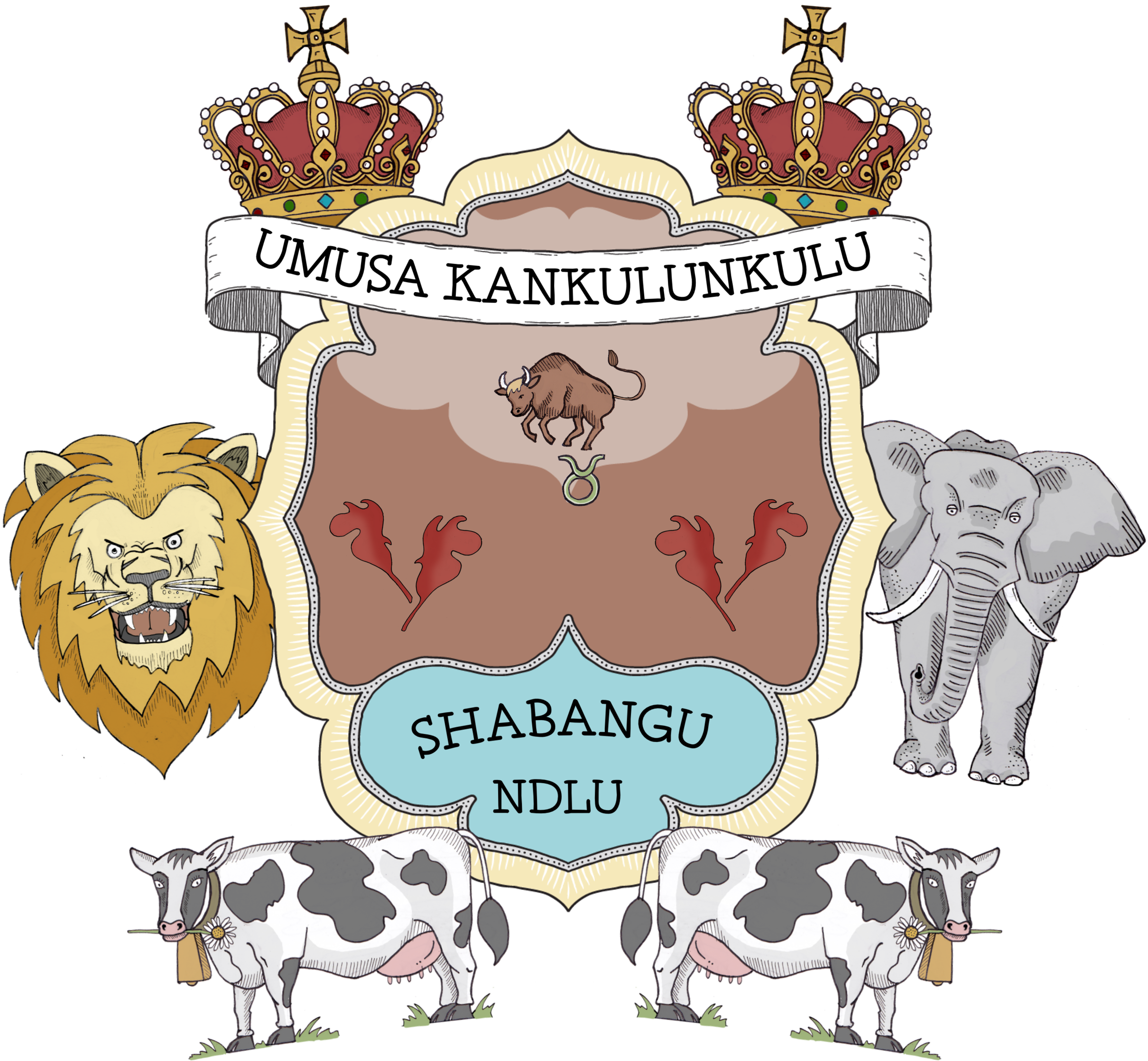 Shabangu Uhlanga Lesitjhaba - The Family Crest (2500x2500), Png Download