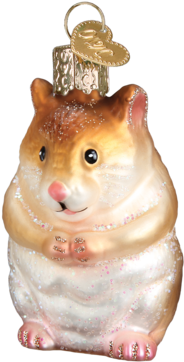 Hamster Ornament - Old World Christmas Pacific Blue Tang Tropical Fish (387x387), Png Download