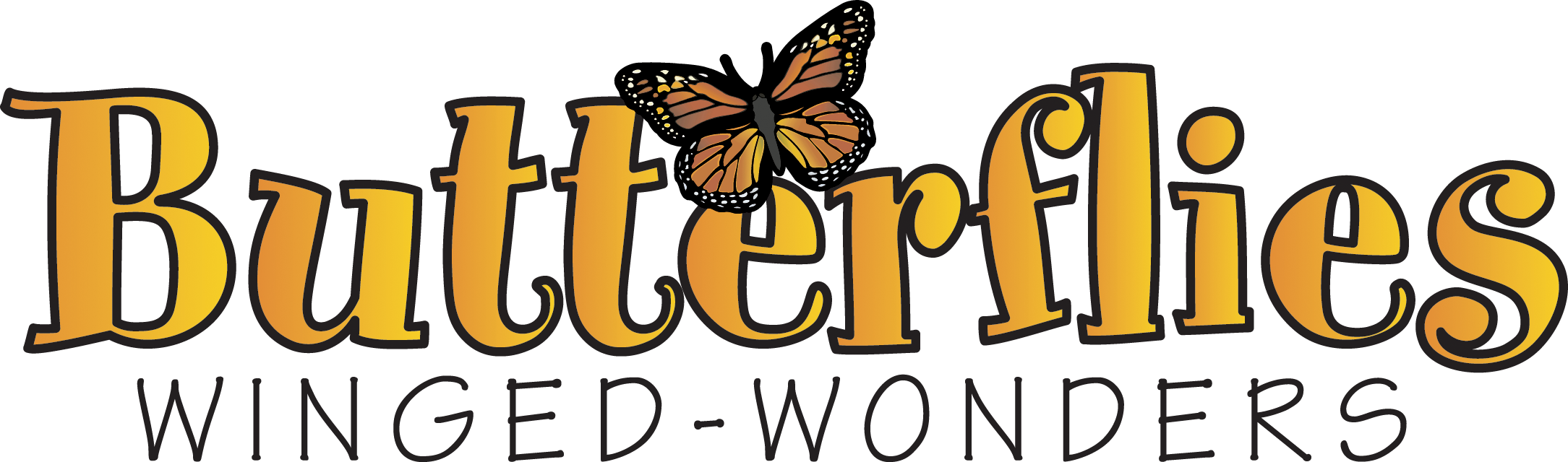 Closed - Pink Ribbon Butterfly Wall Clock (2169x640), Png Download