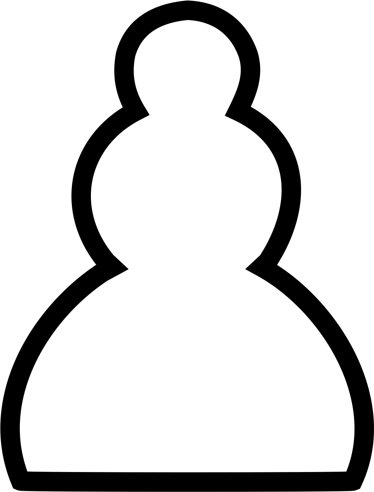 New Svg Image - Chess Pieces Png Pawn (2000x2000), Png Download