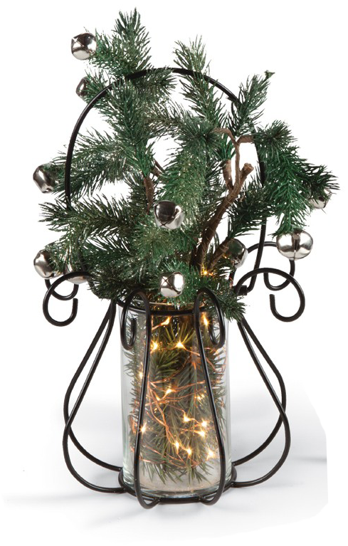 Jingle Bells Pine Sprig - Primitives By Kathy Jingle Bells Pine Sprig (489x767), Png Download
