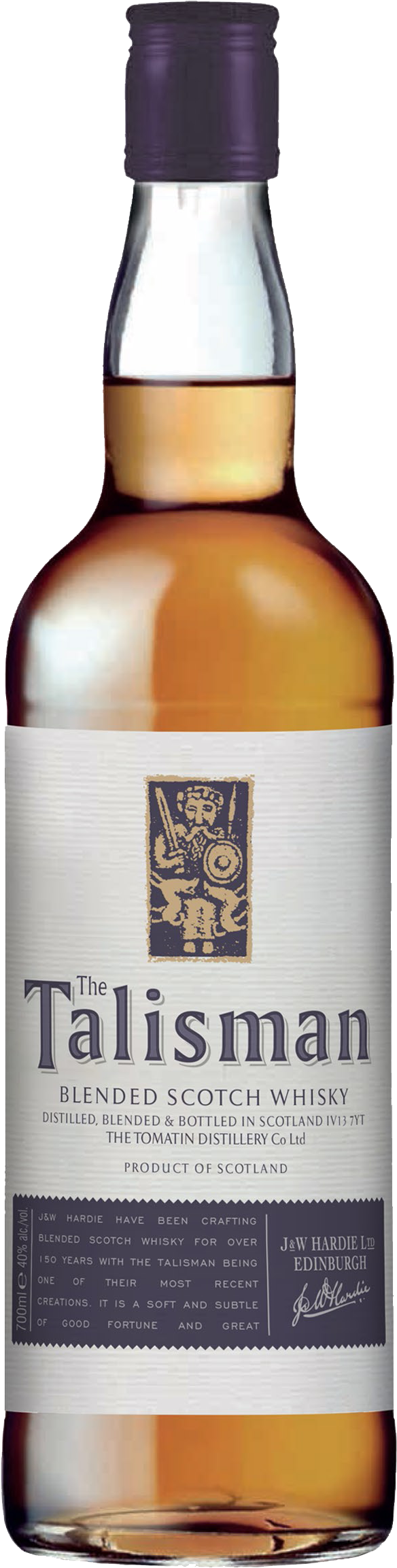 Honey And Vanilla Flavours Combined With Hints Of Apple - Talisman Blended Scotch Whisky (1200x2480), Png Download