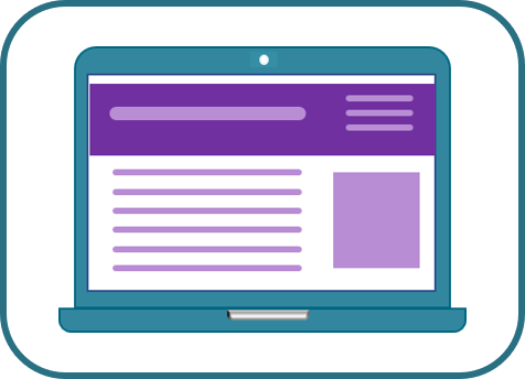 A Computer Using The Internet - News Article Online (476x344), Png Download