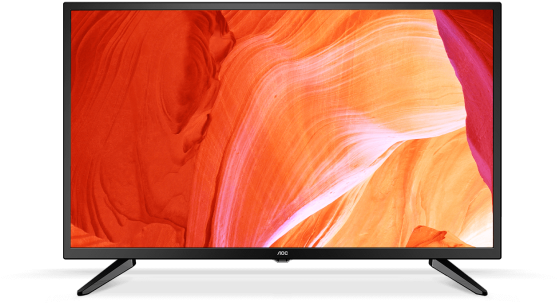 Tv Led Hd Aoc 32" Le32m1475 Frente - Tv Led 32 Aoc Hd Le32m1475 (610x384), Png Download